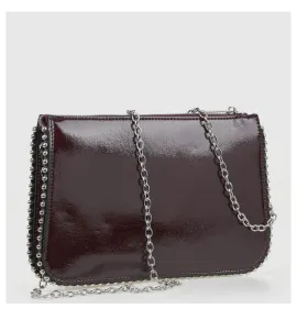 G7875BO Τσάντα Χιαστί VERDE Μπορντό