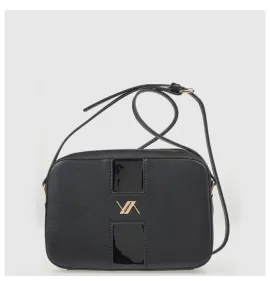 G7876B Τσάντα Χιαστί VERDE Μαύρο