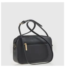 G7876B Τσάντα Χιαστί VERDE Μαύρο