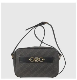 G7877B Τσάντα Χιαστί VERDE Μαύρο