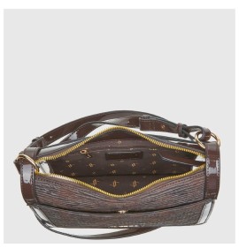 G7881BR Τσάντα Ώμου-Χιαστί VERDE Καφέ