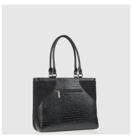 G7884B Τσάντα Ώμου VERDE Μαύρο