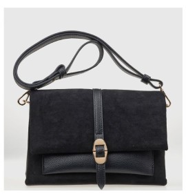 G7887B Τσάντα Ώμου-Χιαστί VERDE Μαύρο