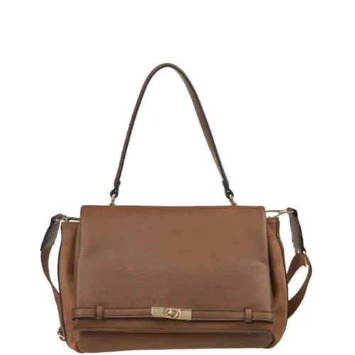 G7888C Shoulder-Crossbody Bag VERDE Camel