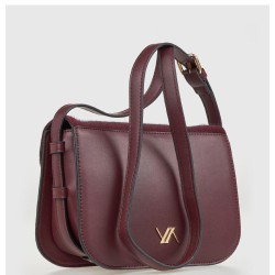 G7891BO Τσάντα Ώμου-Χιαστί VERDE Μπορντό