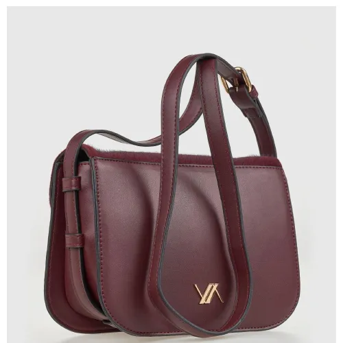 G7891BO Τσάντα Ώμου-Χιαστί VERDE Μπορντό