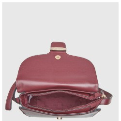 G7891BO Τσάντα Ώμου-Χιαστί VERDE Μπορντό
