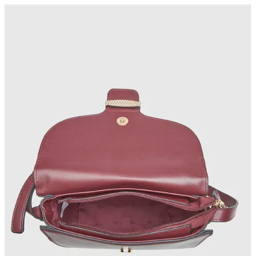 G7891BO Τσάντα Ώμου-Χιαστί VERDE Μπορντό