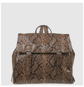 G7915AS Σακίδιο Πλάτης VERDE Animal Print Snake