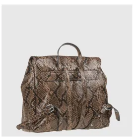 G7915AS Σακίδιο Πλάτης VERDE Animal Print Snake