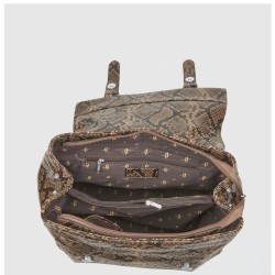 G7915AS Σακίδιο Πλάτης VERDE Animal Print Snake