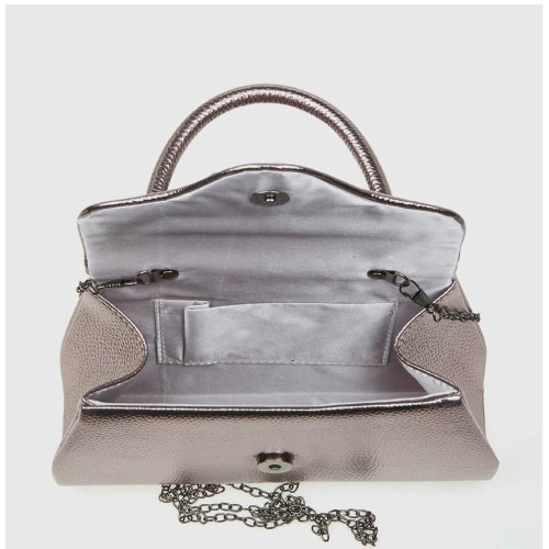 G7917DS Τσαντάκι VERDE Σκούρο Ασημί