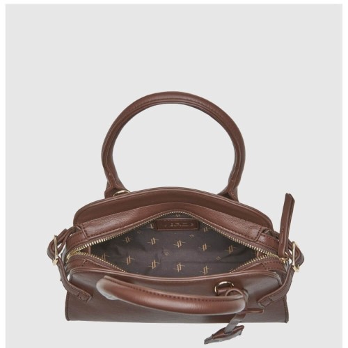 G7920BR Τσάντα Χειρός-Χιαστί VERDE Καφέ