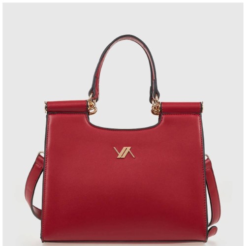 G7922R Τσάντα Χειρός-Χιαστί VERDE Κόκκινο