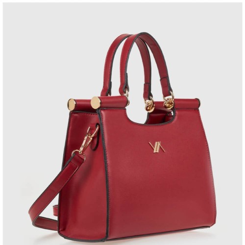 G7922R Τσάντα Χειρός-Χιαστί VERDE Κόκκινο