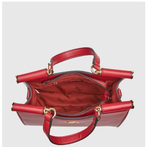 G7922R Τσάντα Χειρός-Χιαστί VERDE Κόκκινο