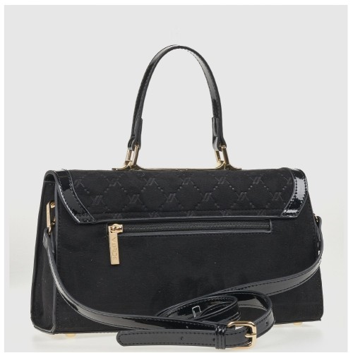 G7926B Τσάντα Χειρός-Χιαστί VERDE Μαύρο