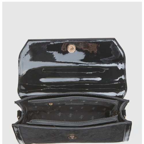 G7926B Τσάντα Χειρός-Χιαστί VERDE Μαύρο