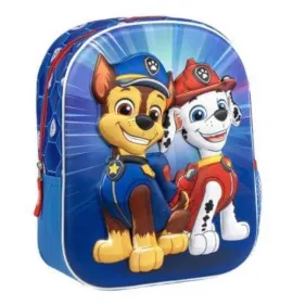 P7025BL Αγορίστικη Τσάντα Πλάτης DISNEY PAW PATROL Μπλε 