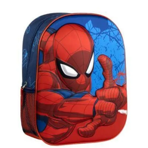 P7026BL Αγορίστικη Τσάντα Πλάτης DISNEY SPIDERMAN Μπλε